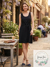 Style & Co Petite Sleeveless Tie-Front Dress