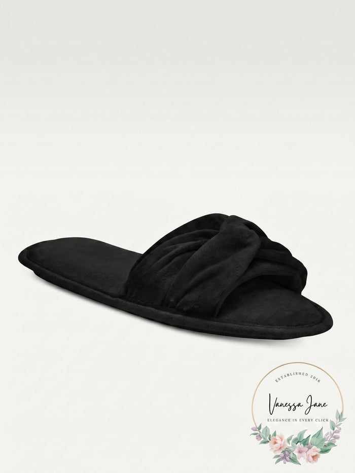 Charter Club Twisted Open-Toe Slippers