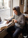 Inc Men's Hooded Marled Sweater