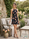 Aqua Fashion Women’s Flounced Hem Dress