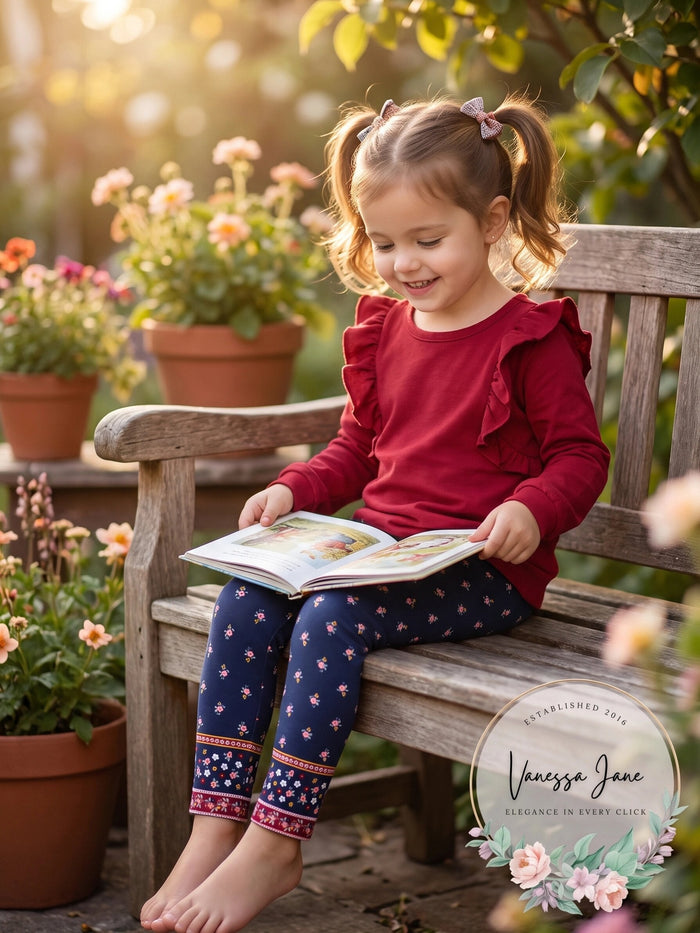 Carter's Baby Girls Top and Printed Leggings