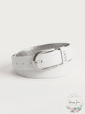DKNY Belt With Metal Logo Letters, Size Small