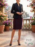 T Tahari Womens Knee Length Work Wear Straight Skirt, Size 2