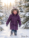Calvin Klein Girls Aerial Hooded Jacket