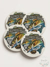CounterArt Freshwater Angler Absorbent Coasters, Set of 4