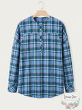 Beach Lunch Lounge Mia Plaid Shirt
