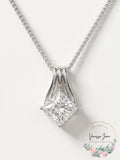 Giani Bernini Cubic Zirconia Kite 18 Pendant Necklace in Sterling Silver