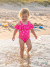 First Impressions Baby Girls Ice Cream-Print Swimsuit ,Chic Pink/24 Months