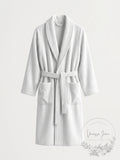 Hudson Park Collection Velour Robe 100% Cotton, Size S/M