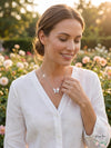 Giani Bernini Cubic Zirconia Butterfly 18 Pendant Necklace in Sterling Silver