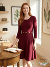 Bcx Juniors Grommet-Waist Fit and Flare Dress