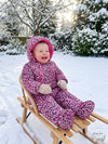 Wippette Baby Girls Cheetah Pram 6-9M Pink