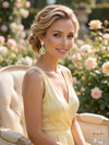 Charter Club Pave and Stone Drop Earrings