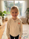 Converse Big Girls Fleece Zip-up Hoodie, Size Medium