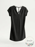 Ideology Womens Solid V-Back Tunic Activewear, Size XS