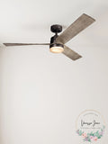Kichler 300275 Spyn 52Inches 3 Blade Indoor Ceiling Fan - Anvil Iron