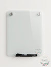 Iceberg Clarity Glass Personal Dry Erase Boards Ultra-White Backing