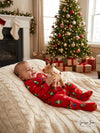 Matching Family Pajamas Infants Elf Footed Pajamas, Size 12Months