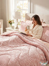 Whim by Martha Stewart Collection Velvet Wave 3-PC. Full/Queen Comforter Set