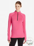 Snow Angel Womens Veluxe Color Splash Zip Tee, Large