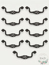 Lot of 7 Liberty Hardware PN0527 Forged Iron II 3-3/4 Inch Birdcage