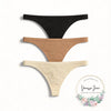 Honeydew Womens Keagan Thong, Pack of 3 , Size Large