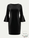 Jessica Howard Bell-Sleeve Sheath Dress