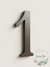 Baldwin Estate House Numbers, Choose Number/Finish