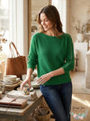 Bar III Women's Ribbed Zipper Sleeve Sweater