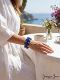 Style and Co Bead and Resin Stretch Bracelet