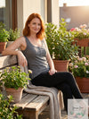 Ultra Flirt Juniors Henley Tank Top