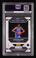 Jalen Williams Signed 2022 23 Panini Instant RPS First Look