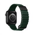 Leather Strap Forest Green 44 45 46 49MM (Large Watch)