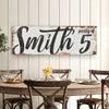 Personalized Party of Family Sign II