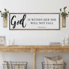 God Is Within Her She Will Not Fall Psalm 46:5 Faith Sign II