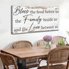 Bless The Food, Family, And Love Sign V