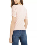 American Rag Juniors Ruched-Sleeve Rib-Knit Velvet Top