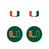Miami Hurricanes Thumbgripz | Pack of 2 Pairs