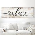Relax You're on Lake Time Sign II