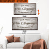 Upgrade Your 48x24 Inches 'New Home New Beginning' (Style 2) Canvas To 60x30 Inches