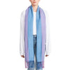 Steve Madden Tricolor Fringe Blanket Scarf, One Size