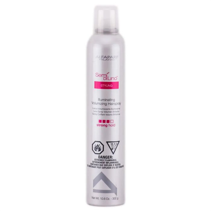 Alfaparf Semi di Lino Illuminating Hairspray, Strong Hold, 10.6 oz