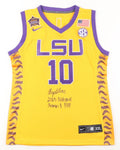 Angel Reese Signed LSU Nike Jersey, Inscribed (Beckett)