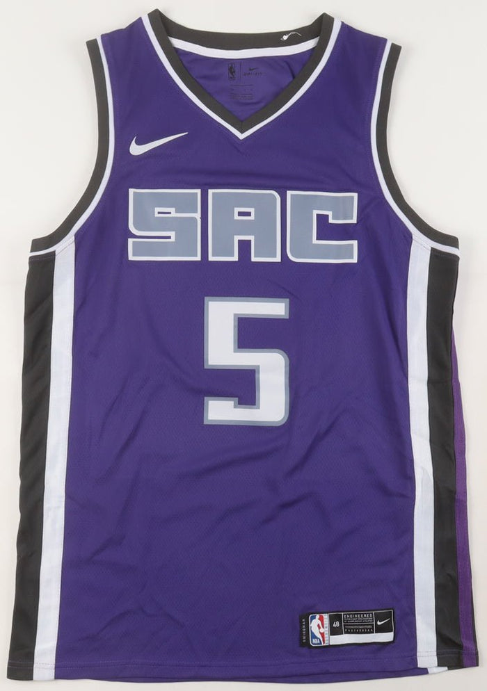 De'Aaron Fox Signed Jersey (PSA) Sacramento Kings