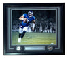 Jalen Hurts Signed Eagles Custom Framed Photo Display (JSA) JSA 22