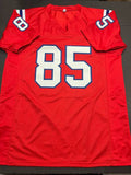 Jermaine Wiggins Patriots Signed Inscribed Jersey (JSA COA)