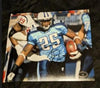 Lendale White Tennessee Titans autographed 8x10 photo with coa sticker