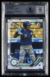 Noelvi Marte Signed 2019 Bowman Prospects #BP97 RC (BGS 10)
