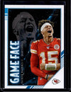 Patrick Mahomes 2020 Panini Score Game Face Insert
