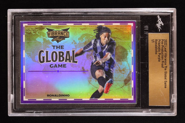 Ronaldinho 2022 Leaf Vibrance Proof Purple, 1/1 (Leaf)
